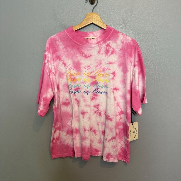 ELECTRIC & ROSE luna love is love tee size S - Picture 2 of 8